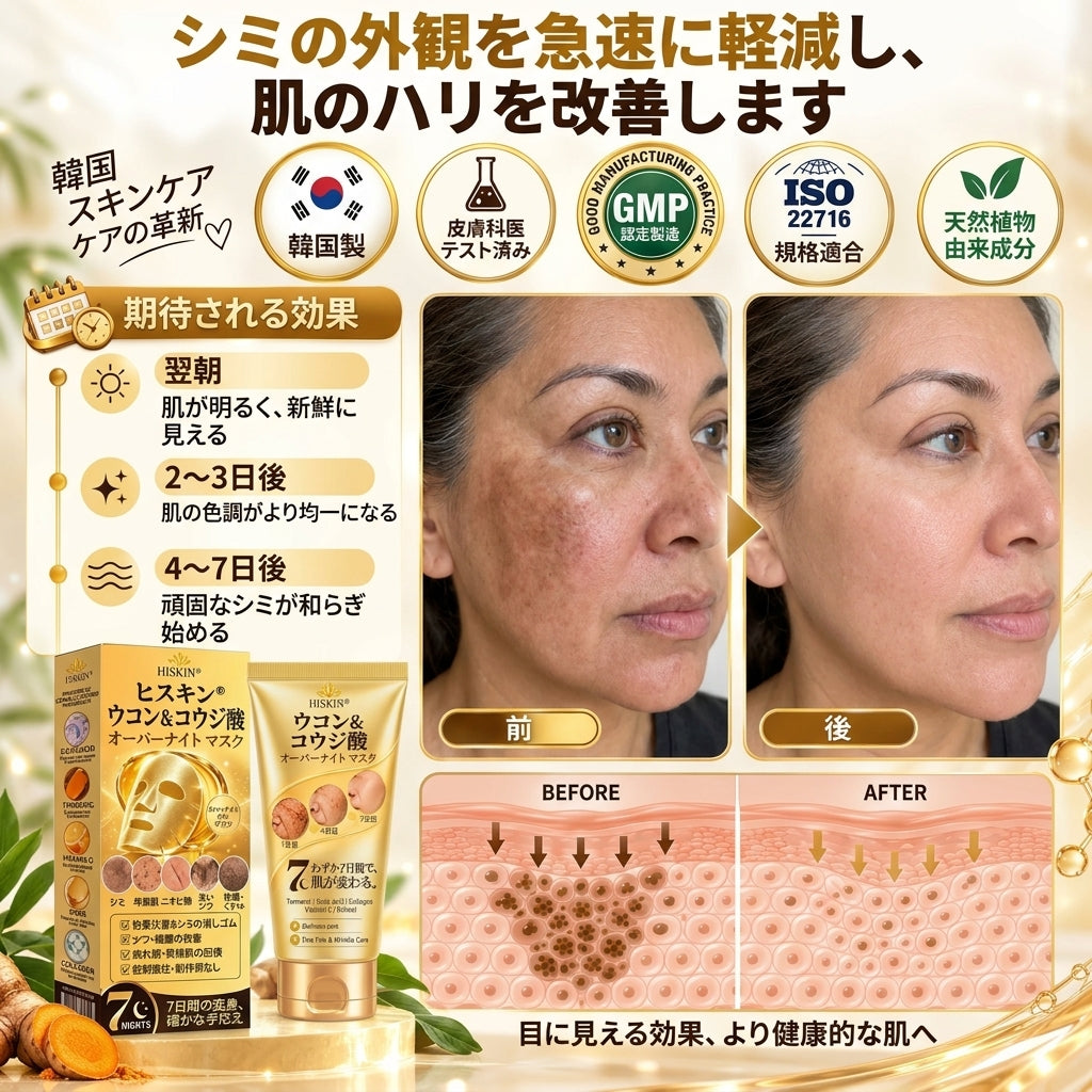 🎁 残りわずか5箱！今だけ追加50%OFF — シミ・くすみ・シワをまとめてケアする夜用スペシャルセットを、この機会にお得に手に入れてください ✨