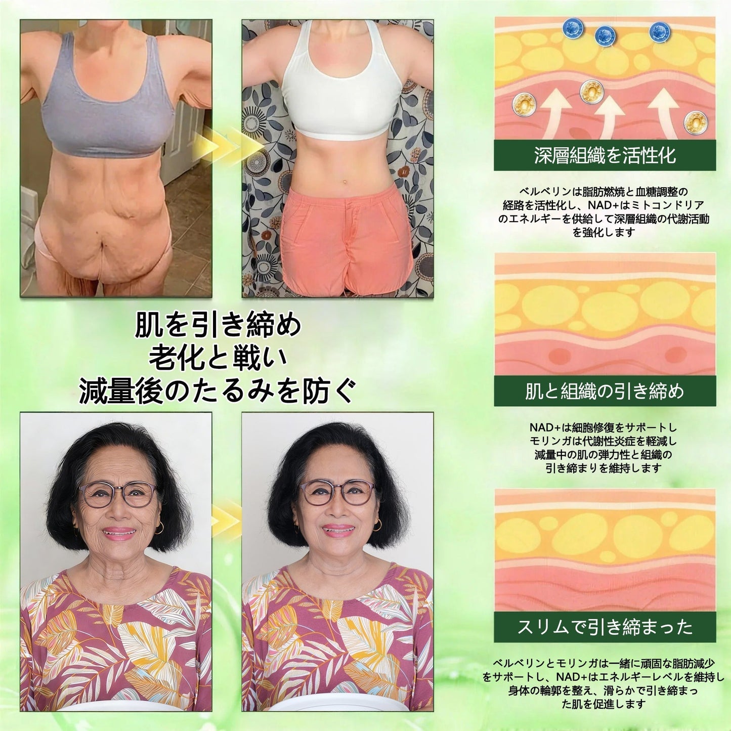 公式旗艦店 /Slim Latte®＆NAD+ 10-in-1 ナノ強化フォーミュラ — 肥満、肌のたるみ、糖尿病、睡眠時無呼吸症候群、関節の悩み、その他健康上の懸念にアプローチ🛡️